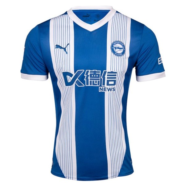 Tailandia Camiseta Deportivo Alavés Replica Primera Ropa 2024/25